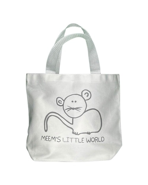 Meem's Little World™ White Canvas Mini Bag