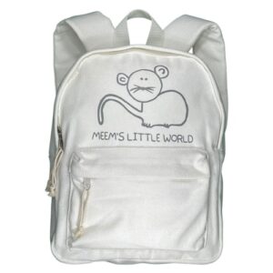 Meem's Little World™ White Mini Backpack