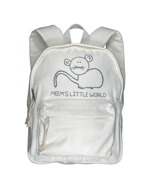 Meem's Little World™ White Mini Backpack